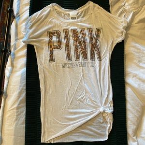 VS Pink Cheetah Print T
